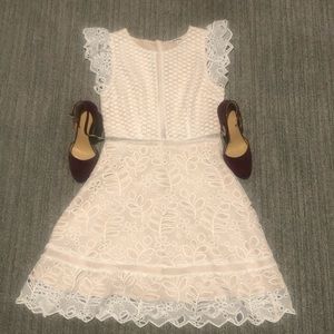 White lace dress